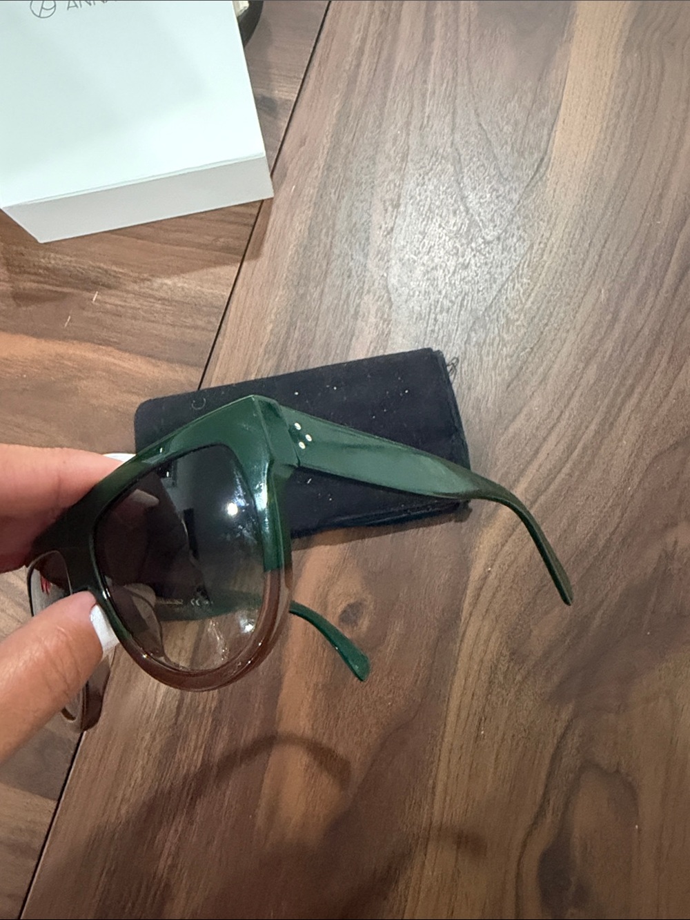 Celine Green Sunglasses - Picture 4 of 9